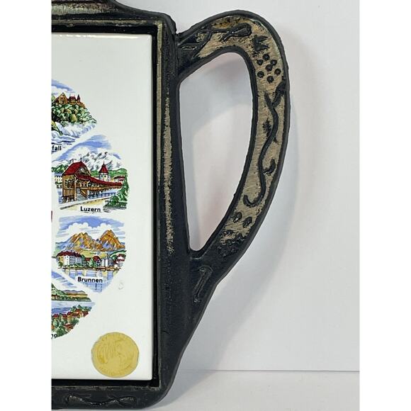 Vintage Villeroy And Boch Teapot Trivet Suisse Schweiz Svizera Switzerland - Picture 6 of 13